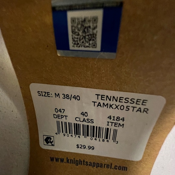 TENNESSEE SHIRT RIVALRY THREADS 91 Black and White Checkered Men's Shirt MED - Picture 9 of 11